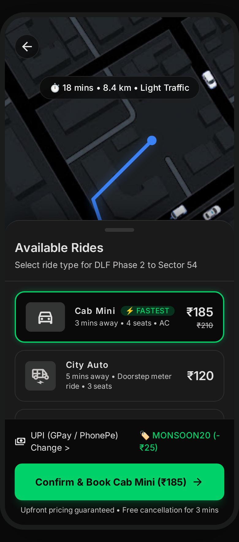 Choose a Ride