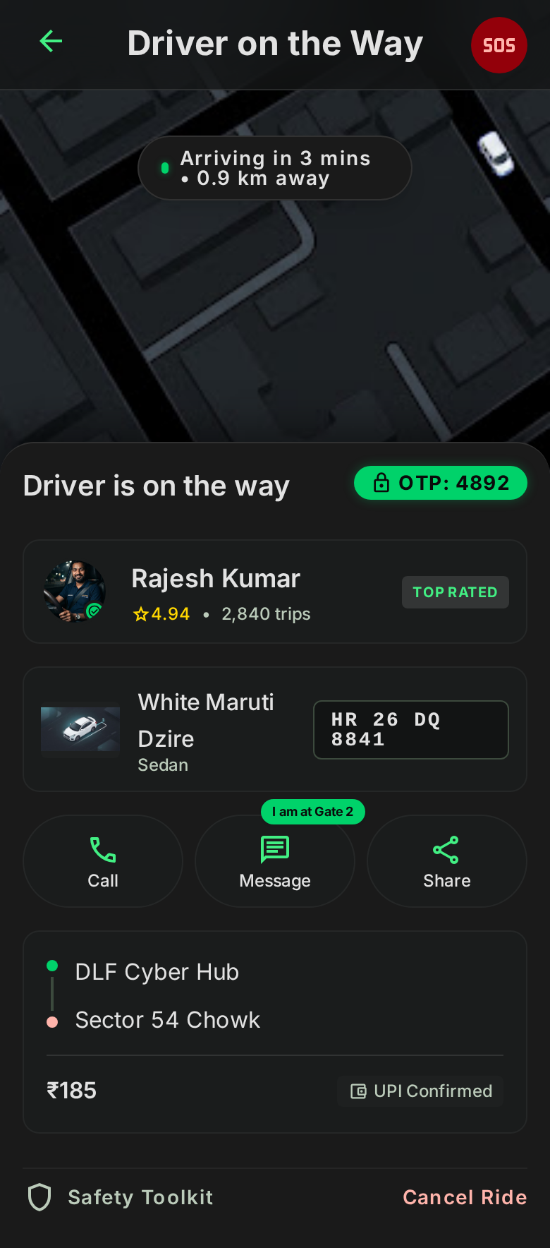 Driver on the Way