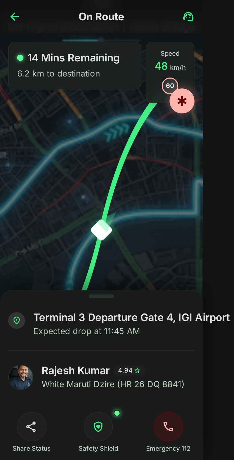 Live Trip In-Progress