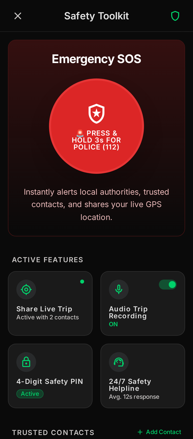 Safety Toolkit & SOS Hub