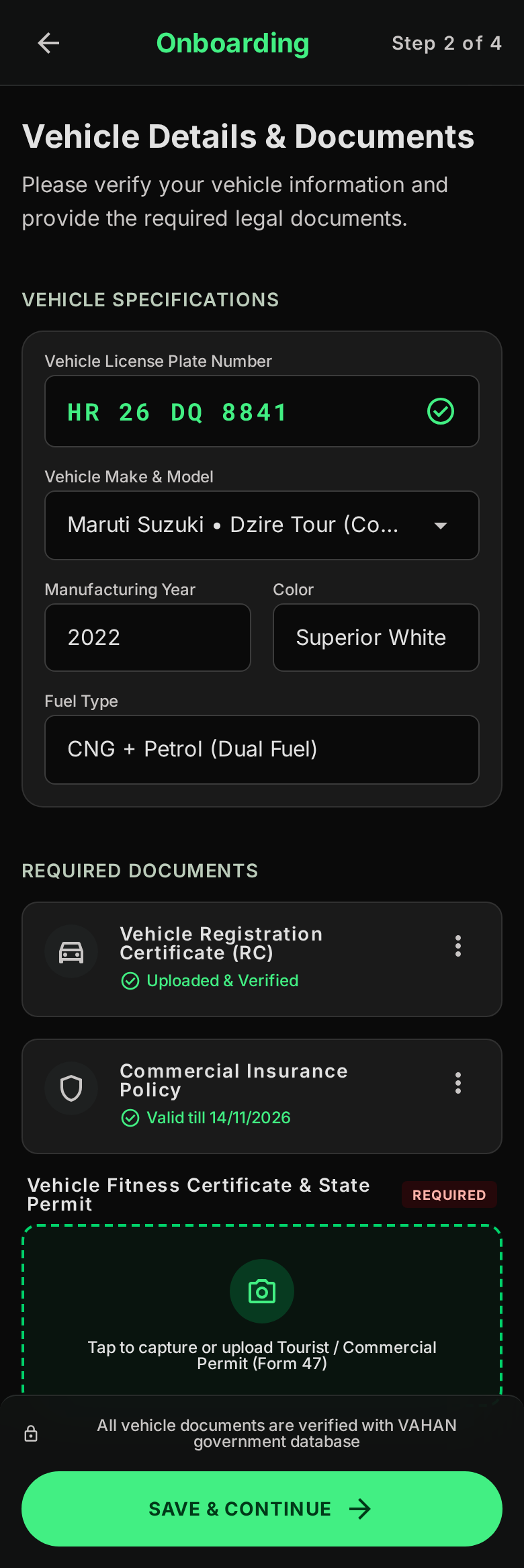 Vehicle Registration & RC