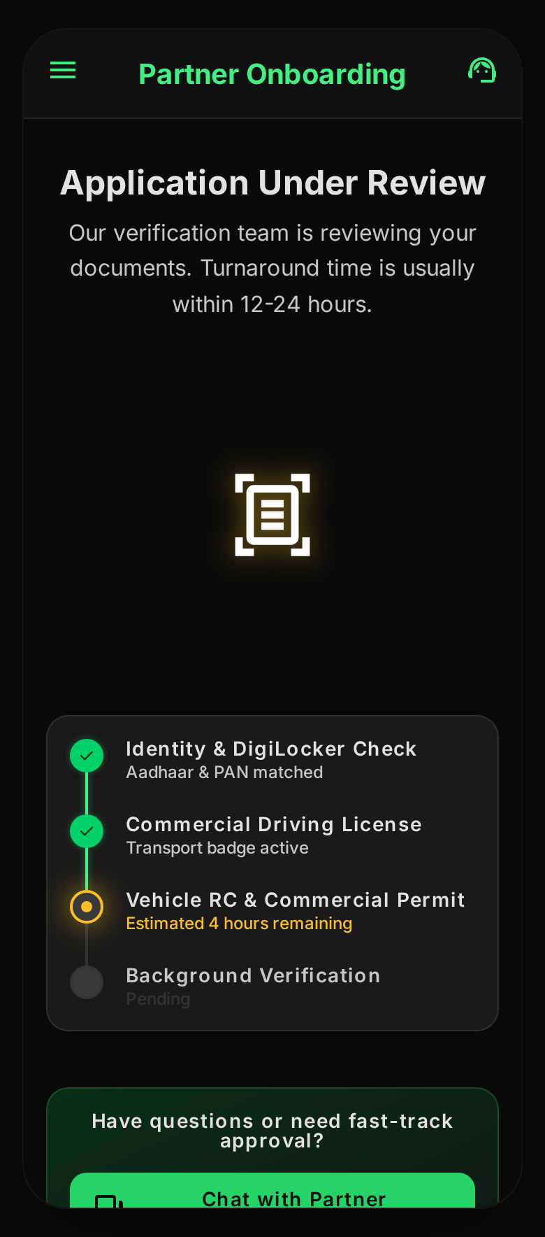 Application Under Review